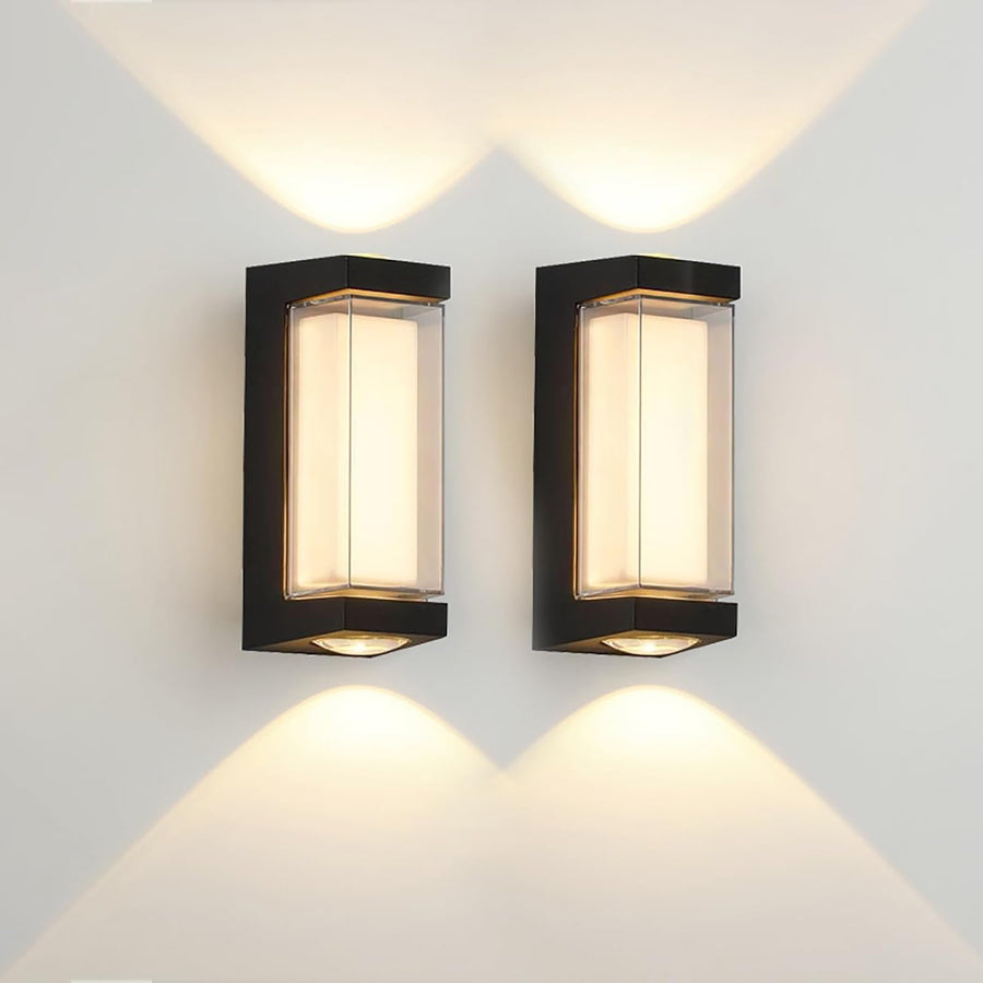 Applique da esterno LED AX151BK 8W Nero Applique da esterno Titolo predefinito Alessandro Design