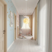 Lampadario BUNNY, 1xE27, D15 cm, Metallo Resina, Bianco Lampadari per bambini Titolo predefinito Alessandro Design