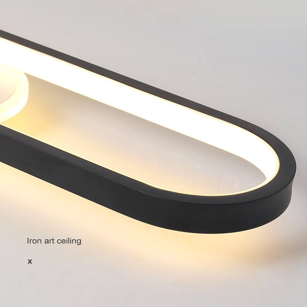 Lampadario LED con Proiettore Orientabile FISSO Camilla 70W, Luce Fredda/Calda/Neutra, Lampadari LED Neri Titolo predefinito Alessandro Design
