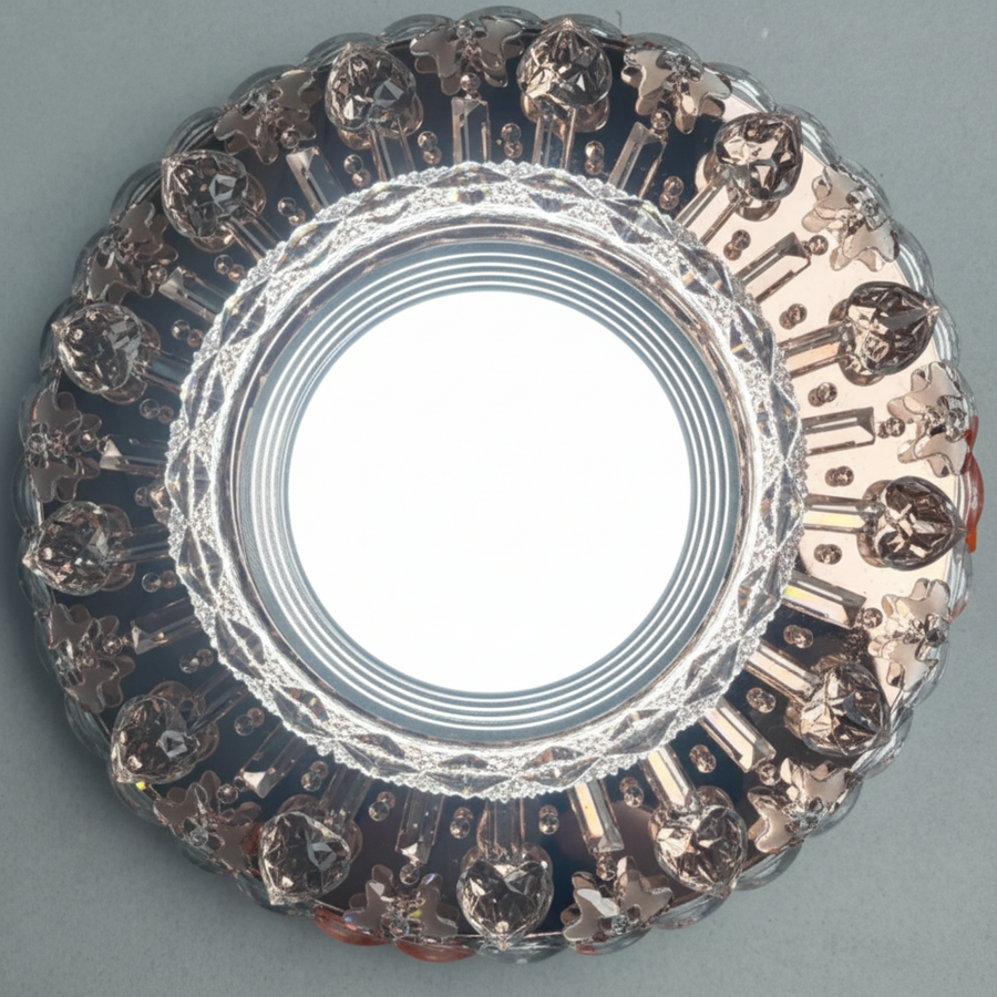 Spot LED ORBITA, 5W, Rotondo, Luce Fredda/Calda, Bronzo Antico, Spot LED in Resina e Vetro Titolo predefinito Alessandro Design