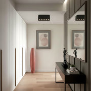 Proiettore Lineare LED Griglia Applicata 8W, Luce Neutra 4000K, 5 sorgenti, Plafoniere LED 14 x 3,5 x 6,5 cm Titolo predefinito Alessandro Design