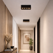Proiettore Lineare LED Griglia Applicata 8W, Luce Neutra 4000K, 5 sorgenti, Plafoniere LED 14 x 3,5 x 6,5 cm Titolo predefinito Alessandro Design
