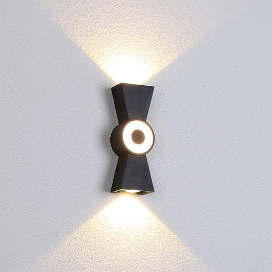 Lampada da parete per esterno a LED AX161, 7W, Metallo, Nero Lampada da parete per esterno Titolo predefinito Alessandro Design