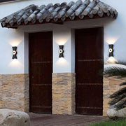 Lampada da parete per esterno a LED AX161, 7W, Metallo, Nero Lampada da parete per esterno Titolo predefinito Alessandro Design
