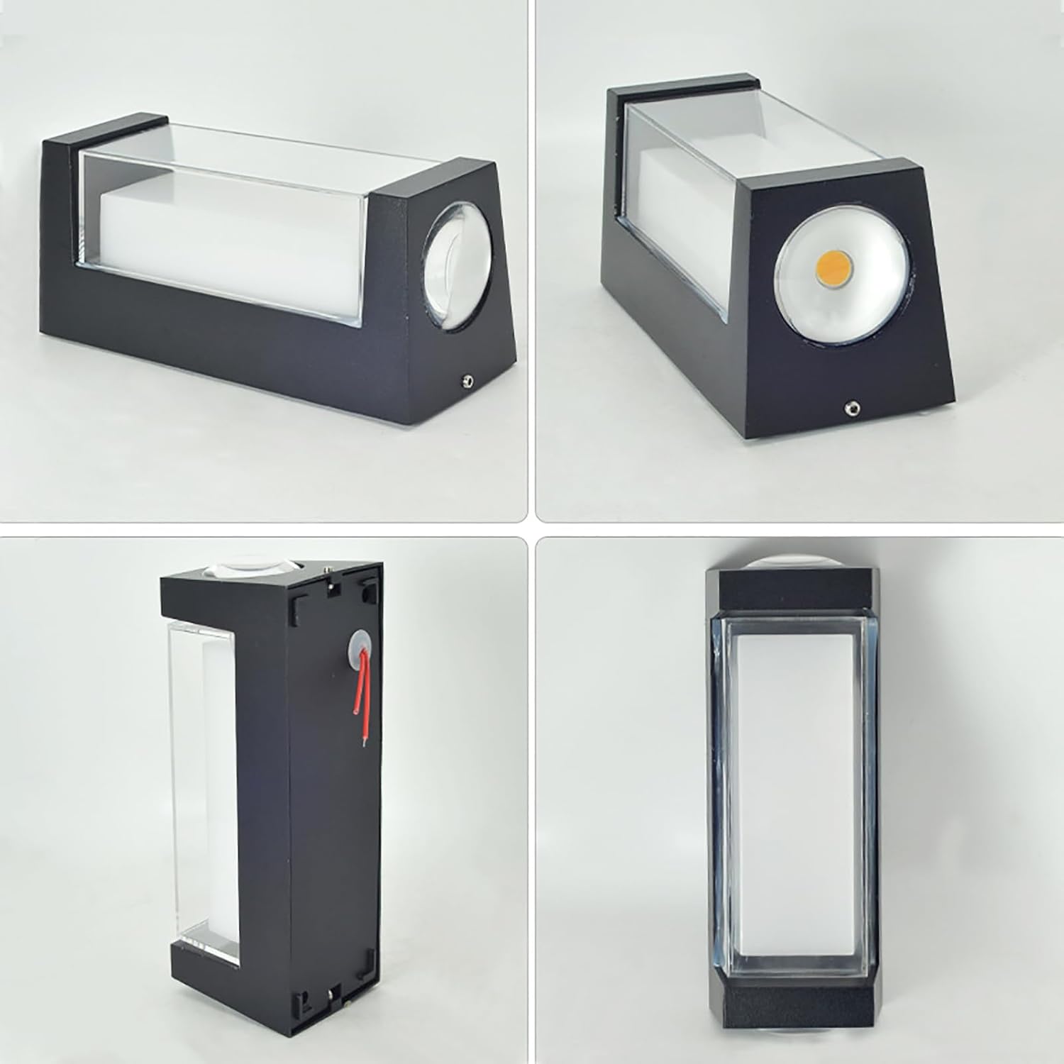 Applique da esterno LED AX151BK 8W Nero Applique da esterno Titolo predefinito Alessandro Design
