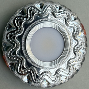 ORBITA Spot LED, 5W, Rotondo, Luce Fredda + RGB, Spot LED Bianco, Resina e Vetro Titolo predefinito Alessandro Design