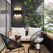 Applique da Esterno LED AX231, 12W, 6 Sorgenti Luminose, Luce Calda, Applique da Esterno Nero Titolo predefinito Alessandro Design