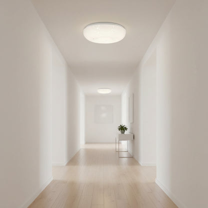 Plafoniera LED rotonda 23 cm, 22W, 3000K / 4000K / 6000K, Plafoniere LED bianche, in metallo e acrilico Titolo predefinito Alessandro Design