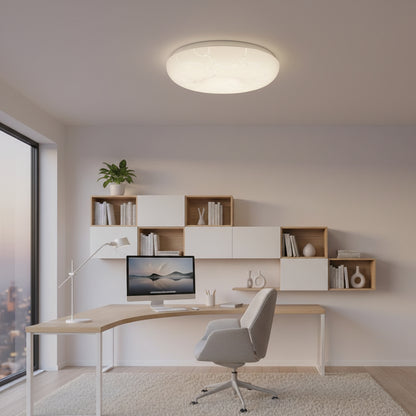 Plafoniera LED 35 cm, 31W, 3000K / 4000K / 6000K, Bianco, Metallo e Acrilico Plafoniere LED Titolo predefinito Alessandro Design