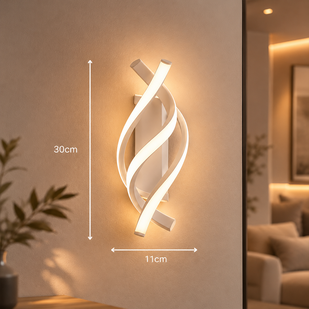 Lampada da parete Reid LED 13W, Luce Fredda/Calda/Neutra, Bianco Lampade da parete per interni Titolo predefinito Alessandro Design