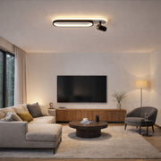 Lampadario LED con Proiettore Orientabile FISSO Camilla 49W, luce 3000/4000/6000k, Lampadari LED Nero Titolo predefinito Alessandro Design