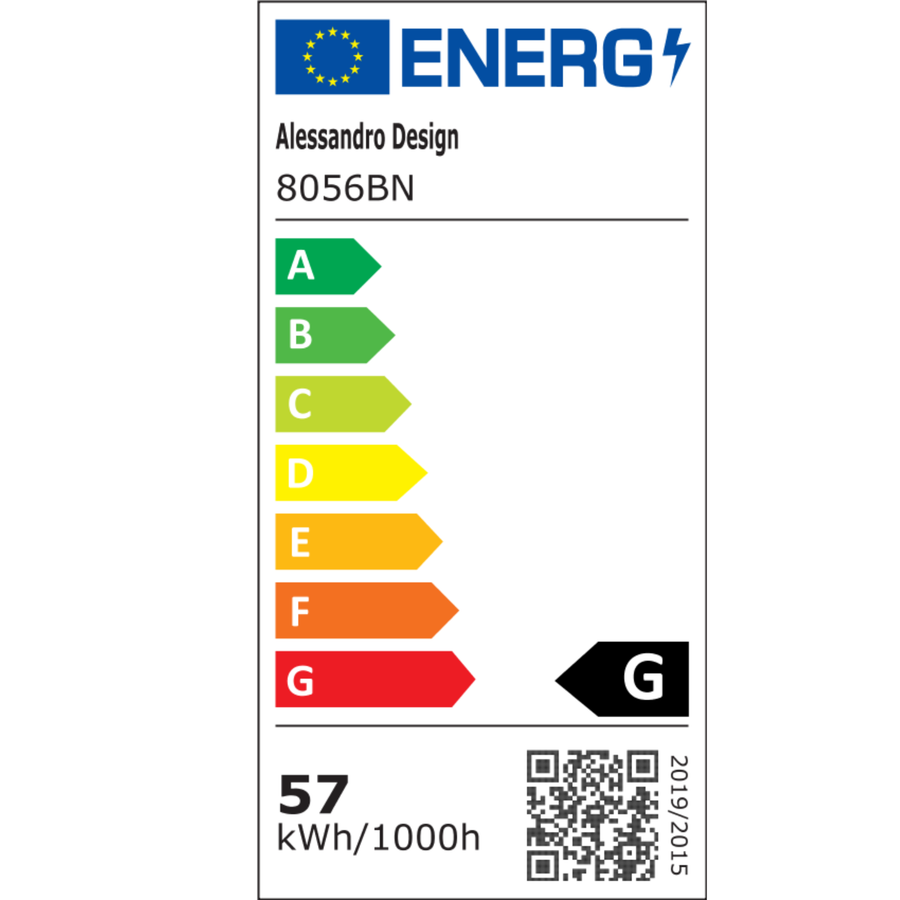 Lampadario LED 8056BN, 57W, Acrilico Marrone, Luce 3000K/4000K/6000K Lampadari LED Titolo predefinito Alessandro Design