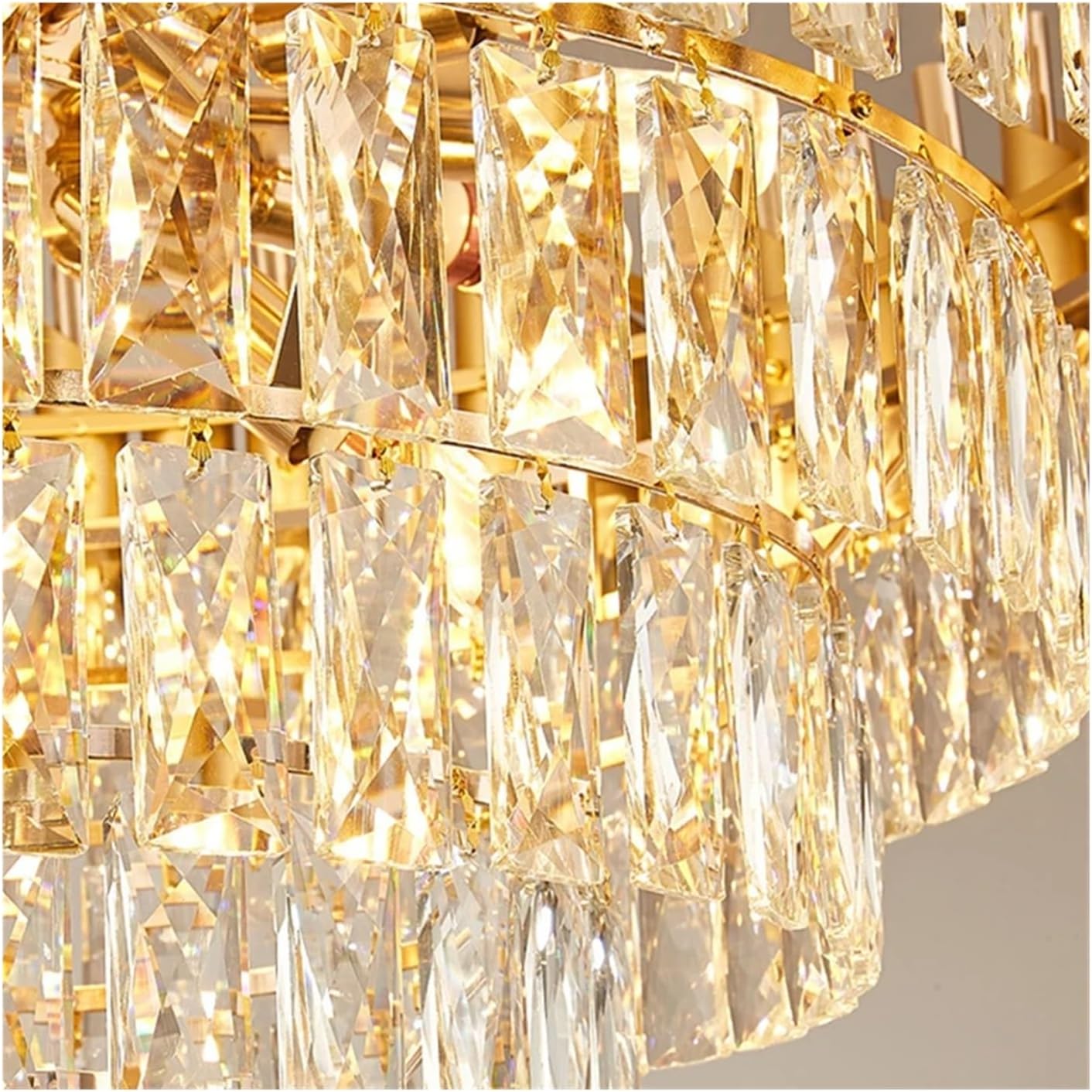 VERSAILLES Lampadario in cristallo Supremo, CC900/800GD, 12xE14, diametro 80 cm, oro lucido, altezza regolabile, metallo e cristallo Lampadari in cristallo Titolo predefinito Alessandro Design