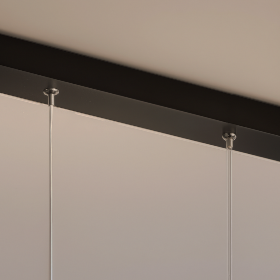 Lampadario LED a Sospensione con Telecomando ZIGZAG 27W, Luce Fredda/Calda/Neutra, Dimmerabile, Nero, Lampadari LED con Telecomando Titolo predefinito Alessandro Design
