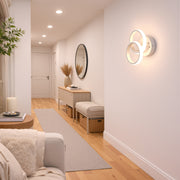 Lampadario LED VERTEX CIRCULA 21W, 2 Cerchi, Strutture in Metallo, Luce Fredda/Calda/Neutra, Lampadari LED Bianchi Titolo predefinito Alessandro Design