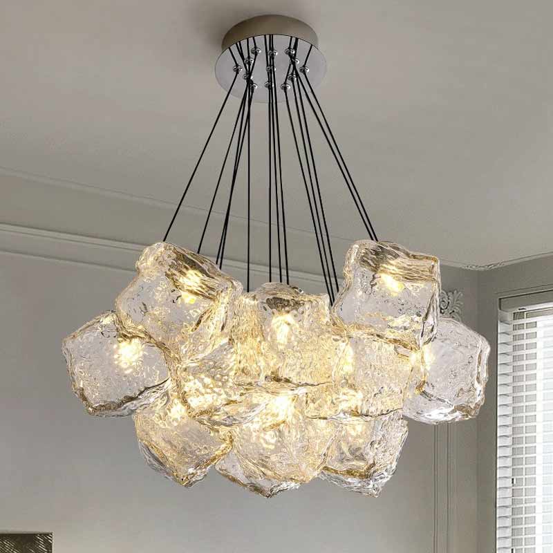 ECOLUCE MODERN Lampadario, Globo, 13xE27, Altezza Regolabile, Cromo Lampadari Moderni Titolo predefinito Alessandro Design