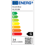 Lustra LED CADE 34W, 4 Elemente, Liniara, lumina Rece/Calda/Neutra, Negru Lustre LED Aplicate Default Title Alessandro Design
