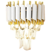 Lampadario in cristallo VERSAILLES Piccolo, 2xE14, Lampada da parete per interni predefinita bianca Titolo Alessandro Design