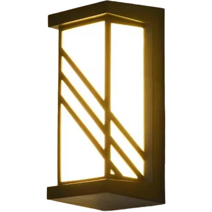 Applique da esterno LED AX140BK 20W Bianco Nero Applique da esterno Titolo predefinito Alessandro Design