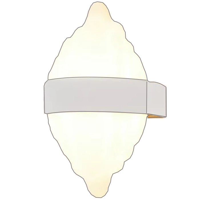 Lampada da parete per esterno a LED ICEBERG 10W Metallo IP65 Lampada da parete per esterno Bianco Titolo predefinito Alessandro Design