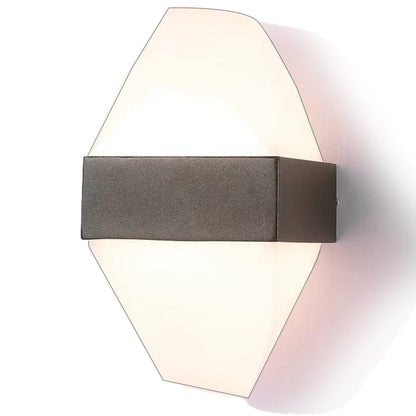 Applique da esterno LED ICEBERG 10W Metallo IP65 Nero Applique da esterno Titolo predefinito Alessandro Design