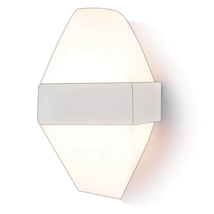 Lampada da parete per esterno a LED ICEBERG 10W Metallo IP65 Lampada da parete per esterno Bianco Titolo predefinito Alessandro Design