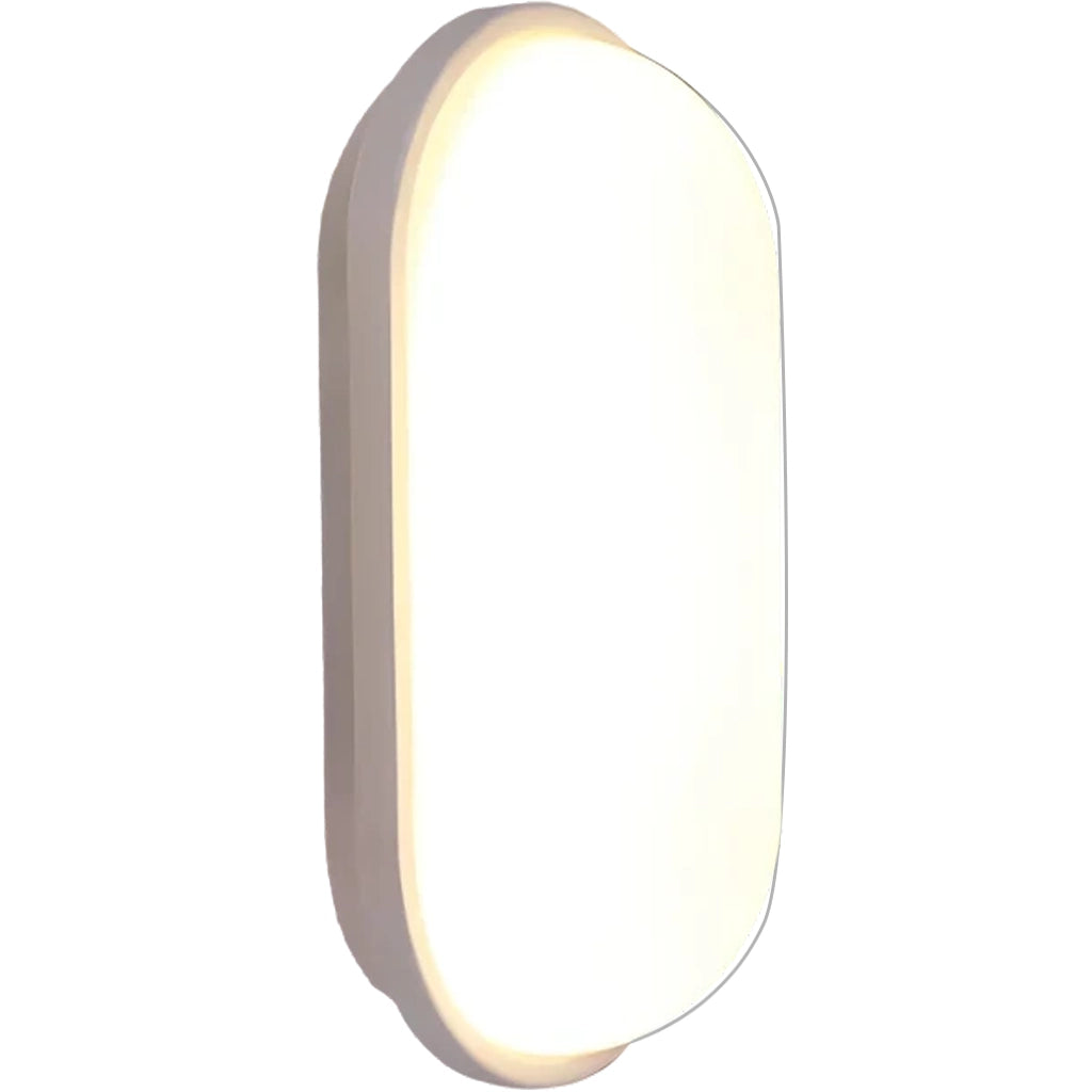 Lampada da Parete per Esterno a LED, IP65, Bianco, Luce Calda 3000K, Lampada da Parete per Esterno Bianca Titolo predefinito Alessandro Design
