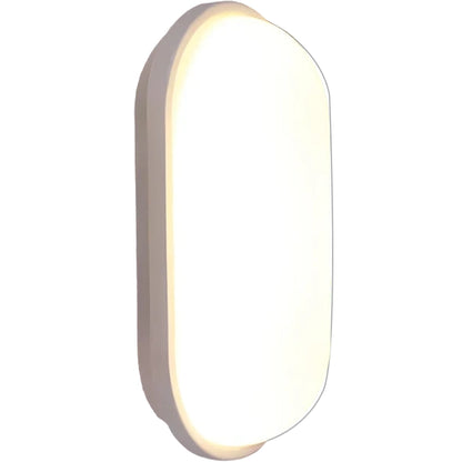 Lampada da Parete per Esterno a LED, IP65, Bianco, Luce Calda 3000K, Lampada da Parete per Esterno Bianca Titolo predefinito Alessandro Design