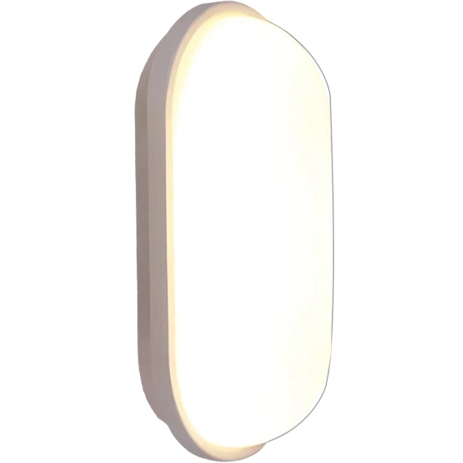 Lampada da Parete per Esterno a LED, IP65, Bianco, Luce Calda 3000K, Lampada da Parete per Esterno Bianca Titolo predefinito Alessandro Design