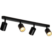 Lampadario Classico Moderno, Joom con Proiettore Lineare, 4XGU10, Metallo, Nero, Lampadine Non Incluse Lampadari LED Titolo predefinito Alessandro Design