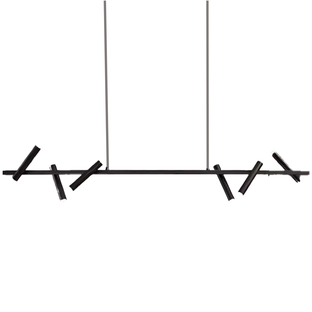 Lampadario LED Harman, 23W, 6 Sorgenti, Luce Neutra, Nero Lampadari Moderni Titolo predefinito Alessandro Design