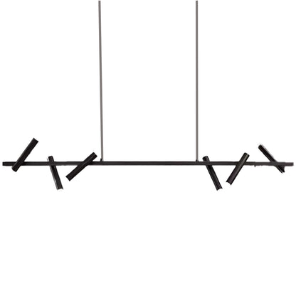 Lampadario LED Harman, 23W, 6 Sorgenti, Luce Neutra, Nero Lampadari Moderni Titolo predefinito Alessandro Design