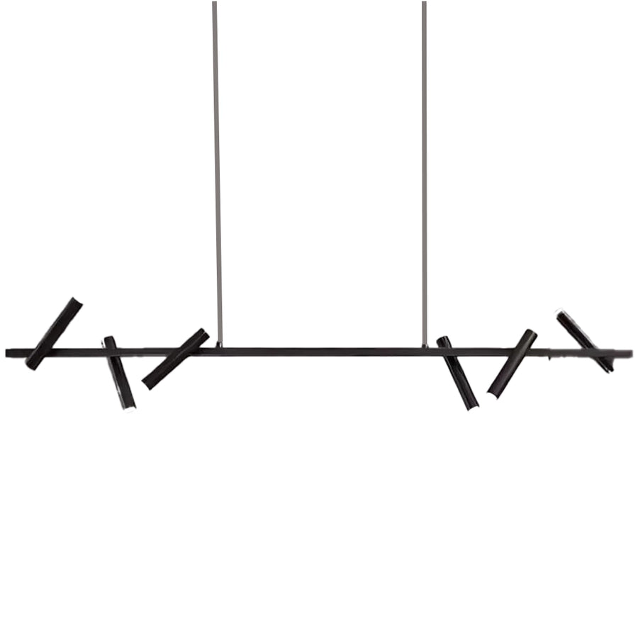 Lampadario LED Harman, 23W, 6 Sorgenti, Luce Neutra, Nero Lampadari Moderni Titolo predefinito Alessandro Design