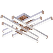Lampadario LED con Telecomando AXIAL, 83W, 6 Elementi, Luce Fredda/Calda/Neutra, Dimmerabile, Lampadario LED Bianco con Telecomando Titolo predefinito Alessandro Design