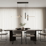 Lampadario LED a sospensione con telecomando DANNA 36W, Luce Fredda/Calda/Neutra, Dimmerabile, Nero, Lampadari LED con Telecomando Titolo predefinito Alessandro Design