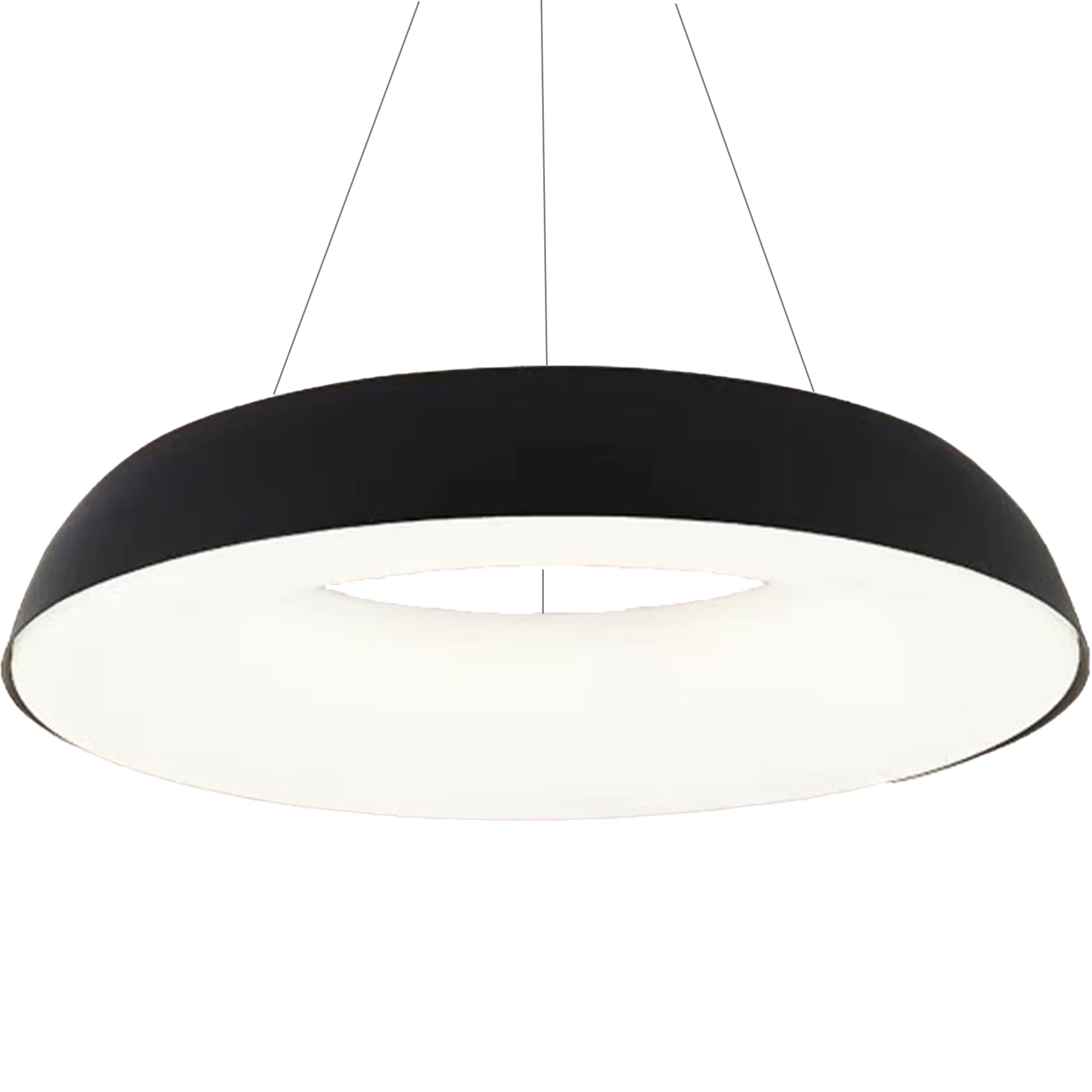Lampadario LED a Sospensione con Telecomando CHIARA, 73W, Luce Fredda/Calda/Neutra, Dimmerabile, Nero Lampadari LED con Telecomando Titolo predefinito Alessandro Design