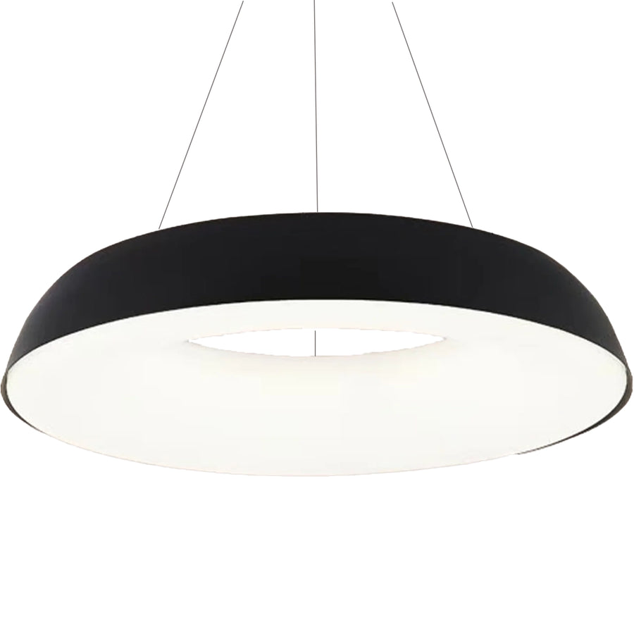 Lampadario LED a Sospensione con Telecomando CHIARA, 73W, Luce Fredda/Calda/Neutra, Dimmerabile, Nero Lampadari LED con Telecomando Titolo predefinito Alessandro Design