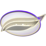 Lampadario a LED con telecomando JARRIA 52W, Luce Fredda/Calda/Neutra/RGB, Dimmerabile, Lampadario a LED Bianco con telecomando Titolo predefinito Alessandro Design