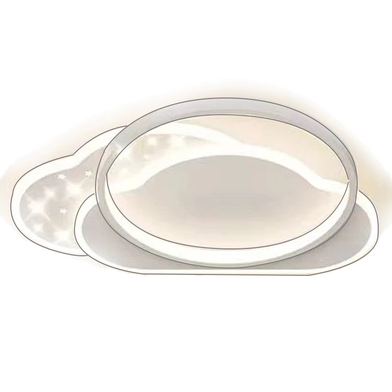 Lampadario a LED con telecomando NUVIA 71W, Nuvola, Luce Fredda/Calda/Neutra, Dimmerabile, Bianco Lampadario a LED con telecomando Titolo predefinito Alessandro Design