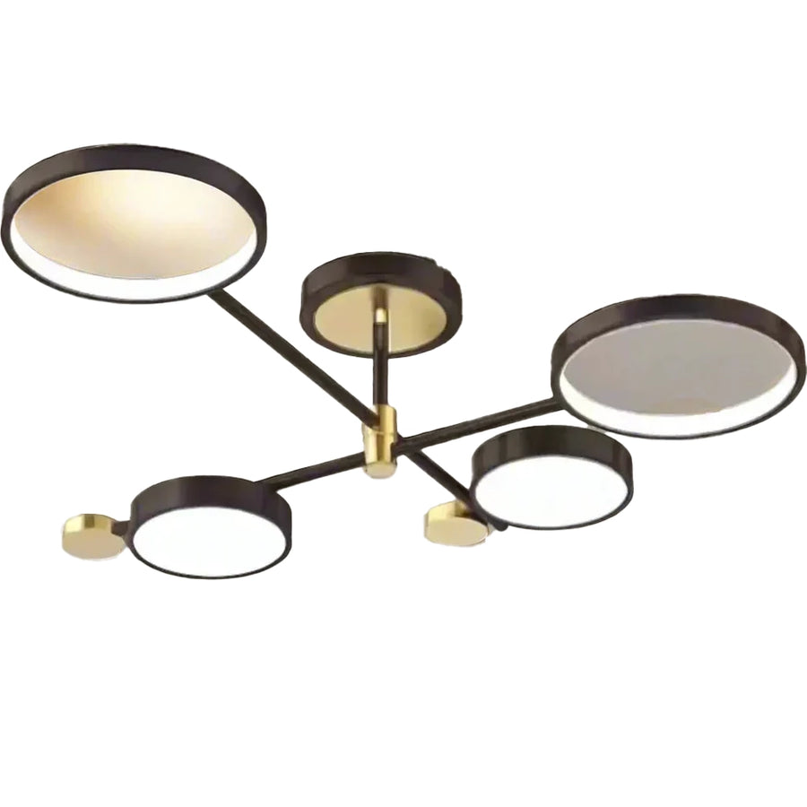 Lampadario LED con Telecomando MARIA, 22W, 4 Elementi, Luce Calda/Fredda/Neutra, Dimmerabile, Nero Lampadari LED con Telecomando Titolo predefinito Alessandro Design