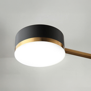 Lampadario LED Palius 48W Nero, 4 Bracci Titolo predefinito Alessandro Design