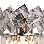 WINDSOR Lampada da parete Cristal, 2x E14, Cromo Lucido Lampade da parete per interni Titolo predefinito Alessandro Design