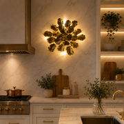 Lampada da parete decorativa Margherita 40 cm 3XG9 Oro