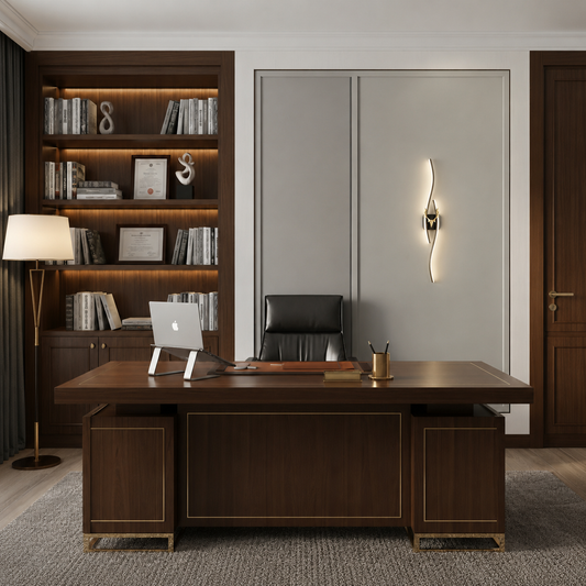 Lampada da parete decorativa a LED FYAN, 48W, 59x14cm, luce calda/neutra/fredda, oro, metallo e acrilico