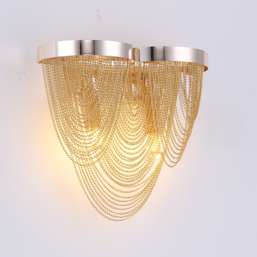 Lampada da parete Aurora, 2xE14, Diametro 23 cm, Oro, Metallo Lampade da parete per interni Titolo predefinito Alessandro Design