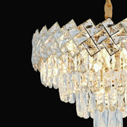 Lampadario in Cristallo WINDSOR Nobile 5xE14, Diametro 39cm, Oro Lucido, Altezza Regolabile Lampadari in Cristallo Titolo predefinito Alessandro Design