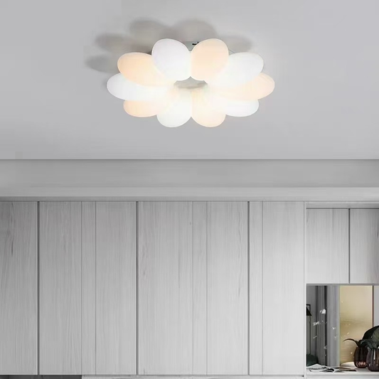 Lampadario LED Flowers CP225, 73W, Diametro 55 cm, IP20, Luce Fredda/Neutra/Calda, Bianco, Plexiglas, Resina sintetica Plafoniere LED Titolo predefinito Alessandro Design