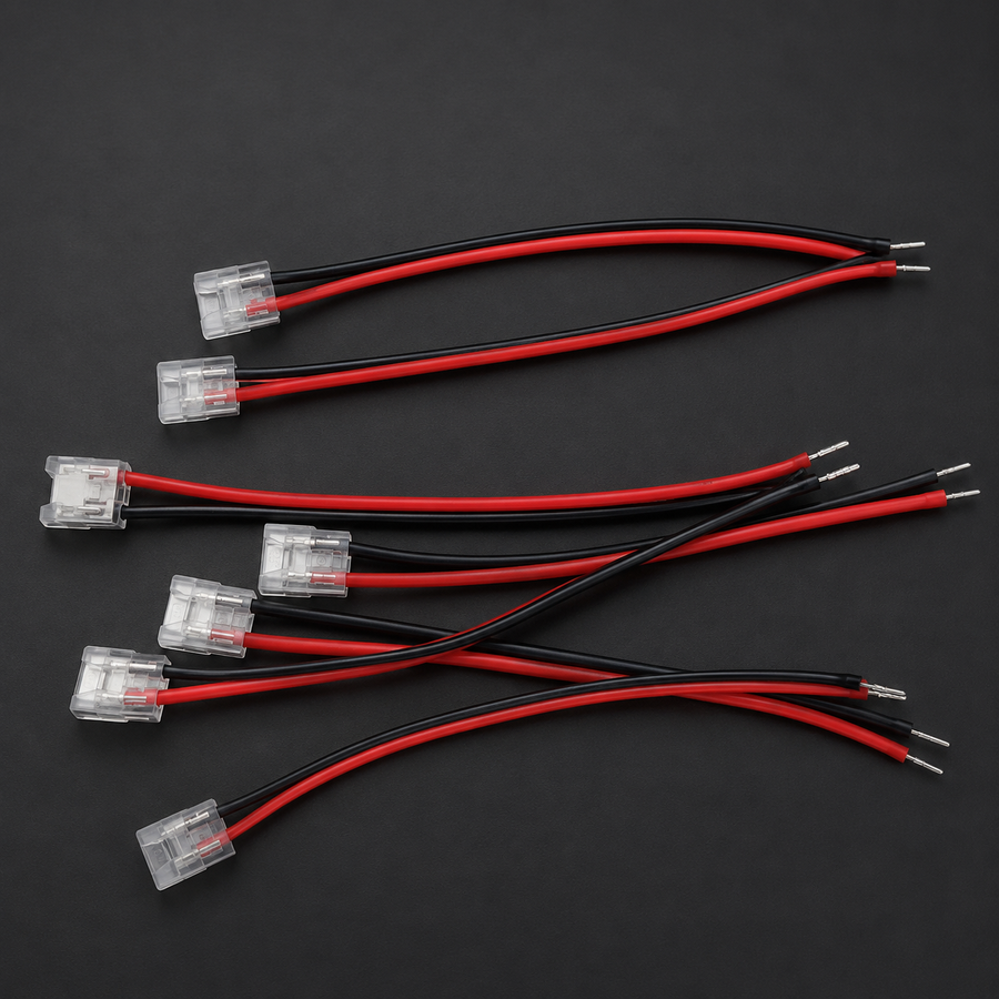 Striscia LED cavo terminale, IP21, larghezza 0,8 cm