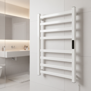 Scaldasalviette elettrico, 185 W, metallo, bianco