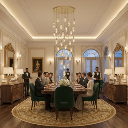 AROHA Lampadario LED in Cristallo con Telecomando, Sospensione, 30 Sorgenti, 90W, Luce Calda/Neutra/Fredda, Diametro 60cm, Altezza Regolabile, Oro, Metallo e Cristallo